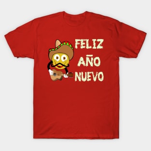 Happy New Year Spanish Holiday Celebration T-Shirt